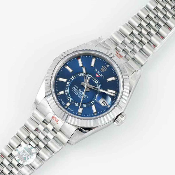 【9002搭載 ブルー】TW製ロレックスコピー M336934-0006 スカイドゥエラー 42mm レプリカ時計通販